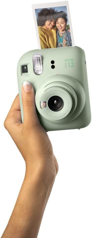 Fujifilm instax Mini 12 Sofortbildkamera mit 20 Aufnahmen, Mintgrün