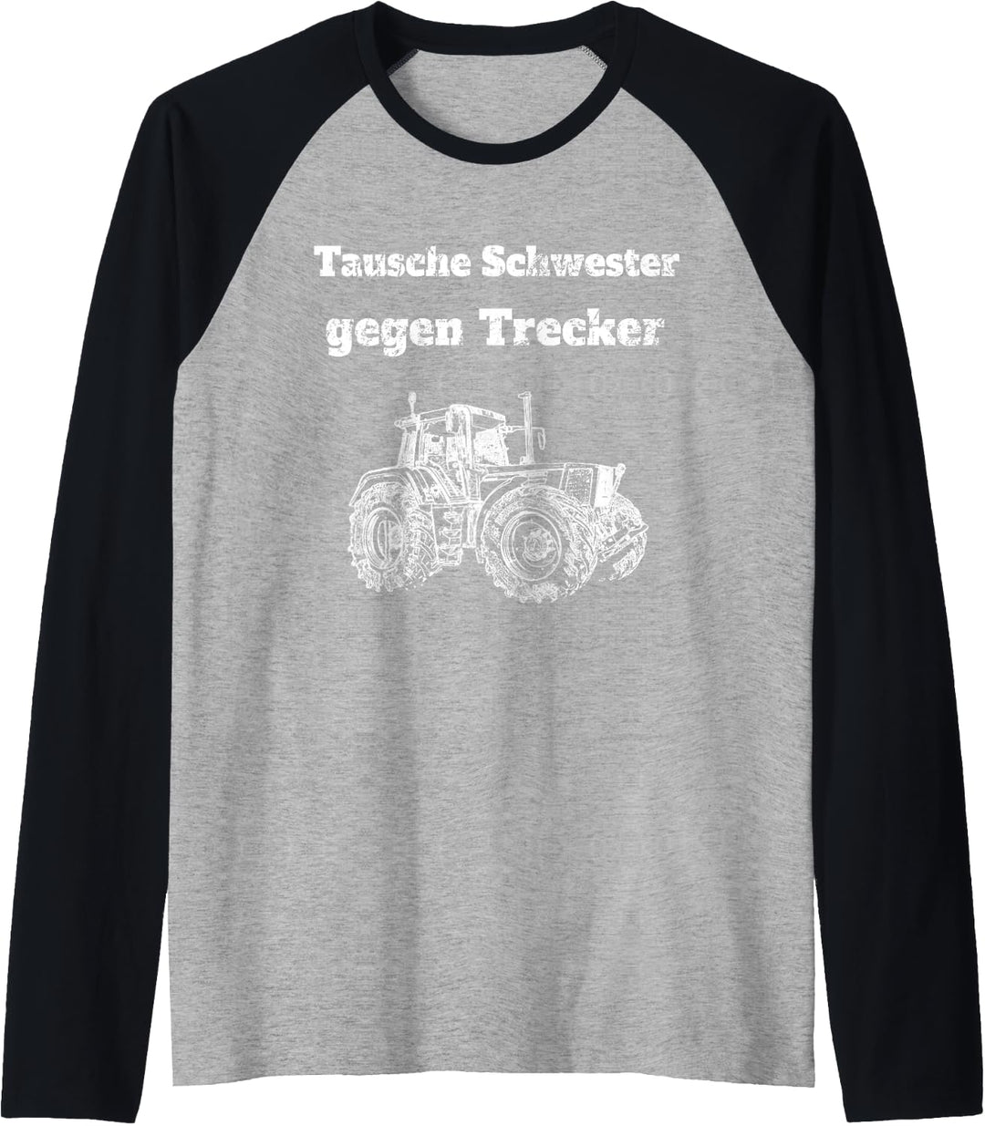 Traktor Landwirt Trecker Landwirtschaft Sohn Kind Bruder Raglan
