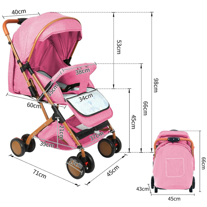 Kompakter Buggy, 0 – 36 Monate, faltbar, mit Stauraum, verstellbare Rückenlehne, kompakter &amp; leichte