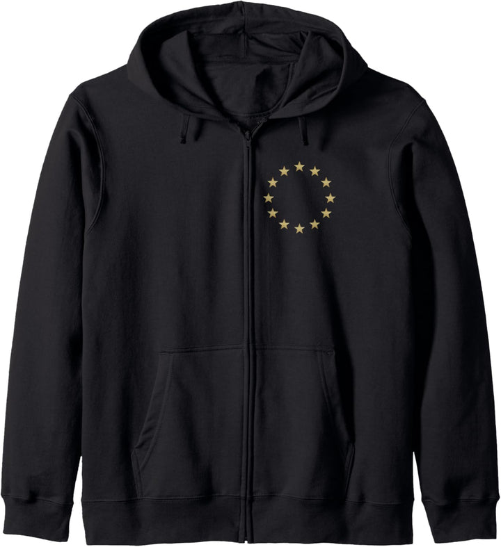 Europa Symbol EU Flagge Sterne Europäische Union T-shirt Kapuzenjacke