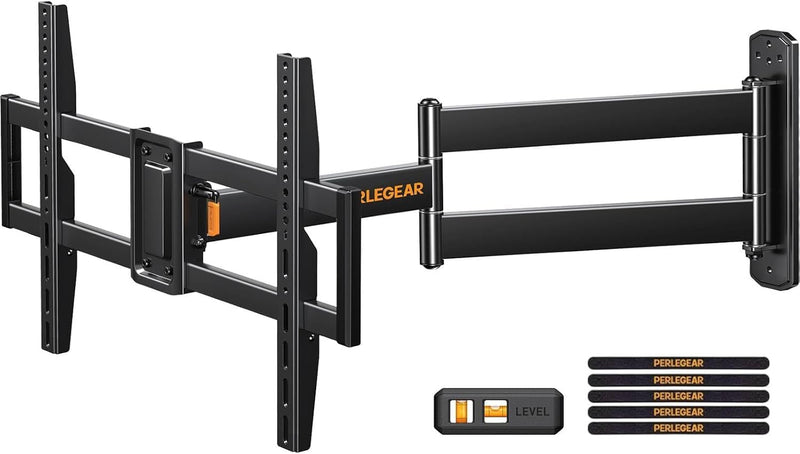 Perlegear TV Wandhalterung mit 822mm Langem Arm wandhalterung Fernseher für 32-75 Zoll LCD/LED/OLED