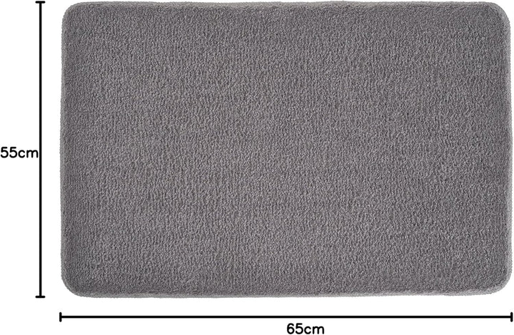 Meusch 2327901331 Badteppich Super Soft, 55 x 65 cm, anthrazit 55 x 65 cm Anthrazit, 55 x 65 cm Anth