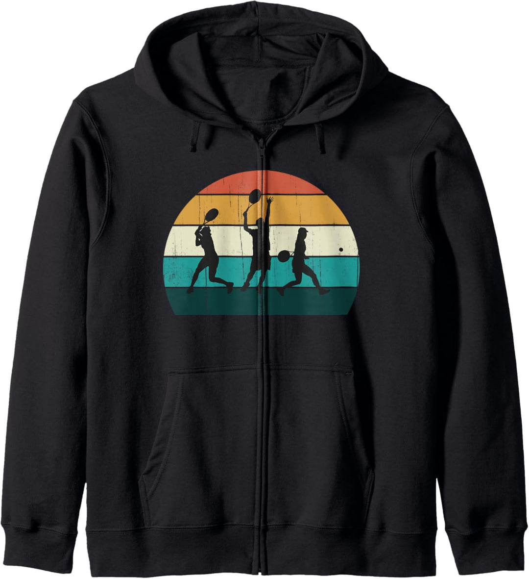 Retro-Tennisspieler - Vintage Group Play Server / Shot Gift Kapuzenjacke