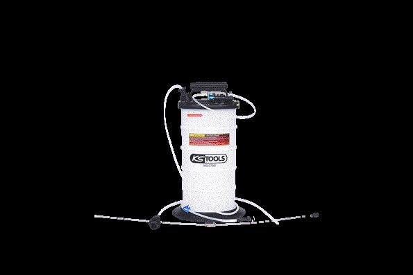 KS Tools 160.0790 Vakuum-Absaugpumpe 9,5 Liter inklusive 4 Sonden