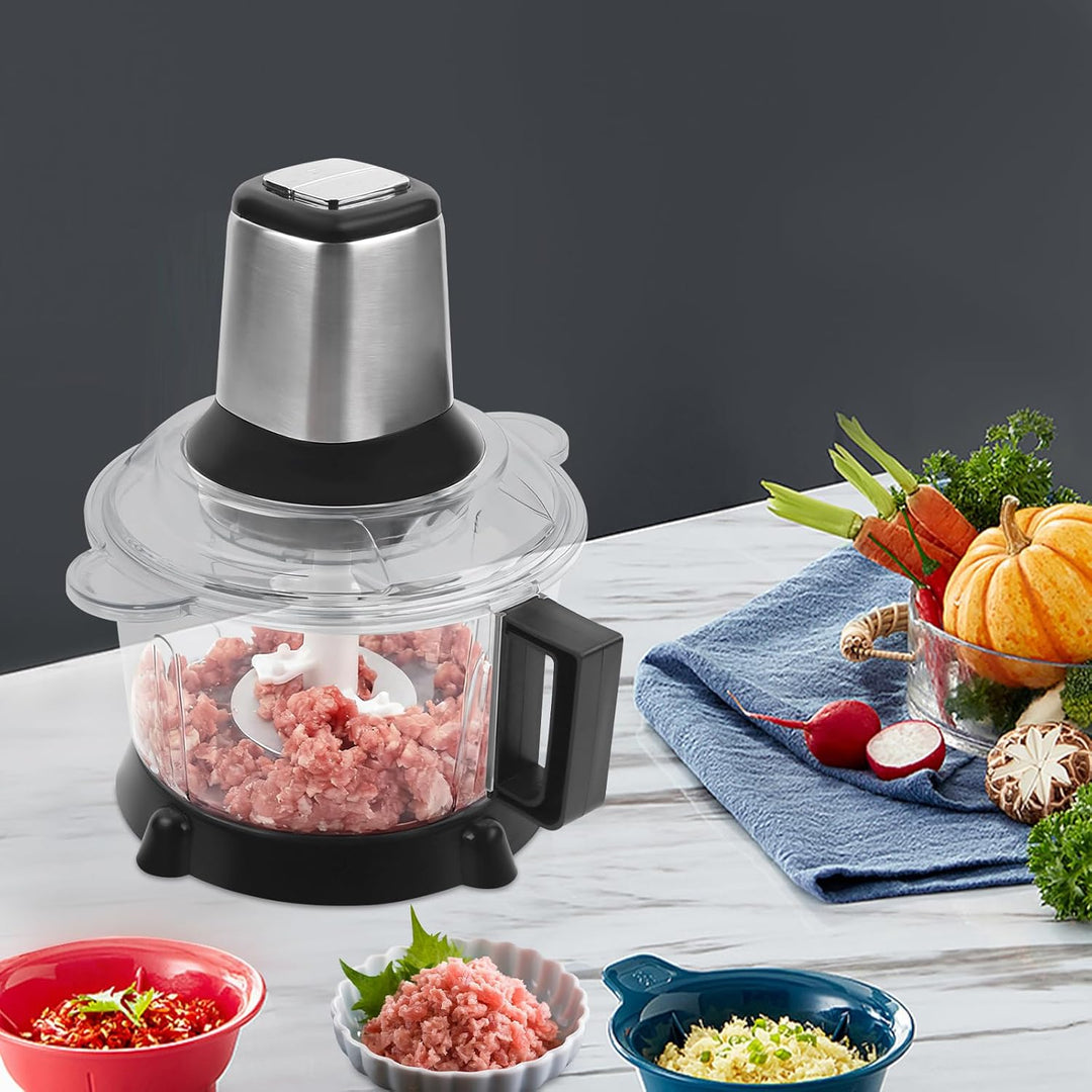 Elektrischer Küchenhacker 220V 5L Multizerkleinerer, Food Processor mit 5L Edelstahlbehälter und 4 s