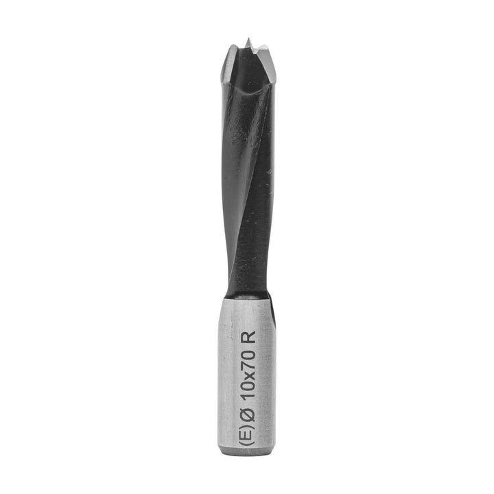 ENT 22366 Dübelbohrer HW, Schaft (S) 10 mm, Durchmesser (D) 10 mm, NL 35 mm, SL 30 mm, L 70 mm, Rech