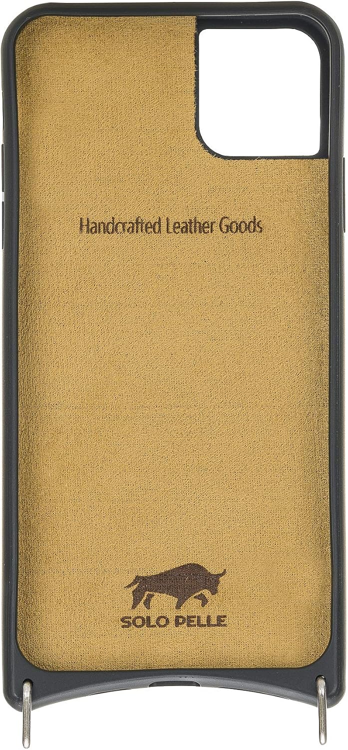 Solo Pelle Lederhülle für das iPhone 11 Pro (Max) 6.5 Zoll Stanford Case Leder Hülle Ledertasche Bac