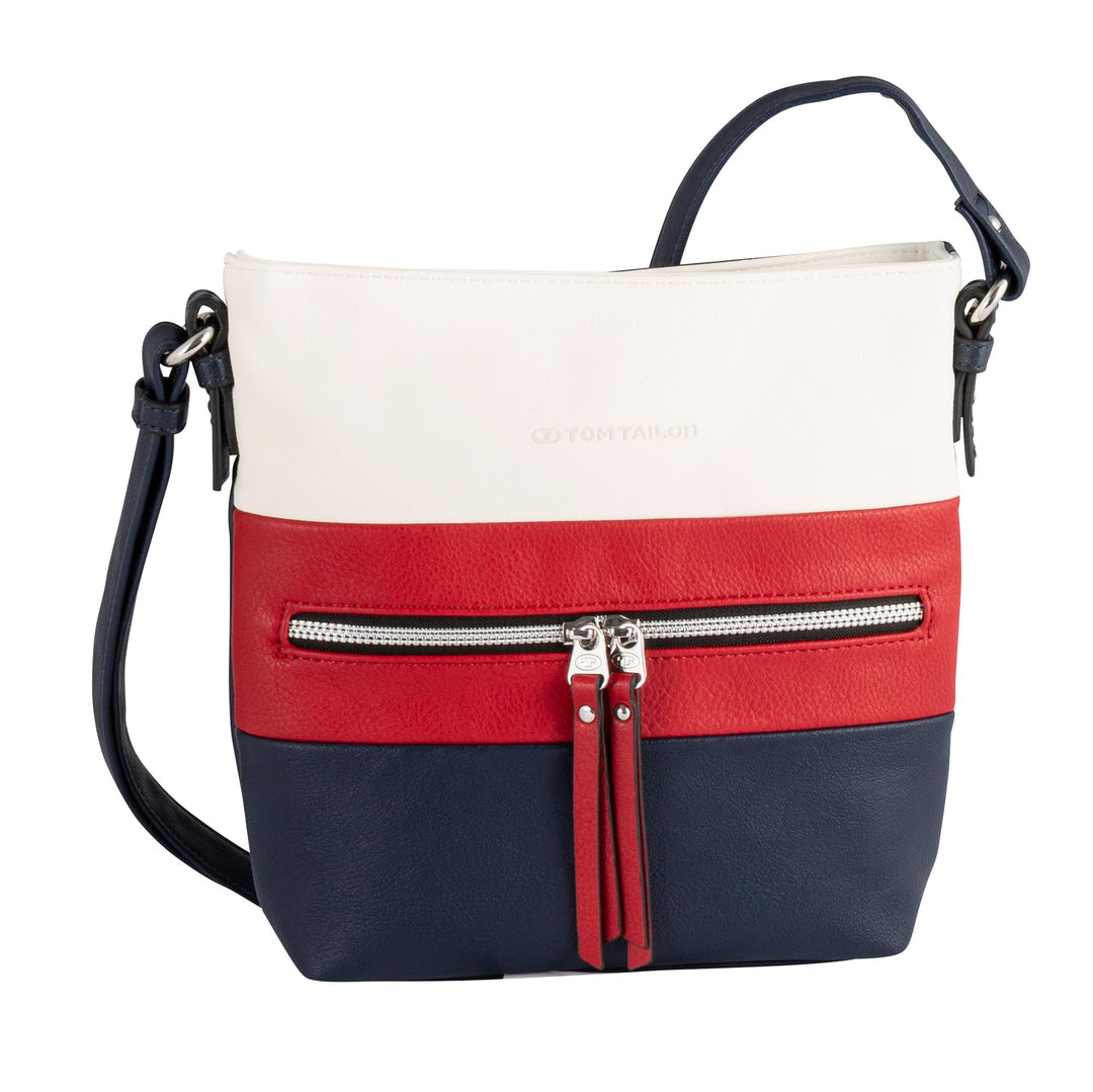TOM TAILOR bags Ellen Damen Umhängetasche Crossbody Bag 25,5 x 5,5 x 23,5 Mixed Maritim, 25,5 x 5,5