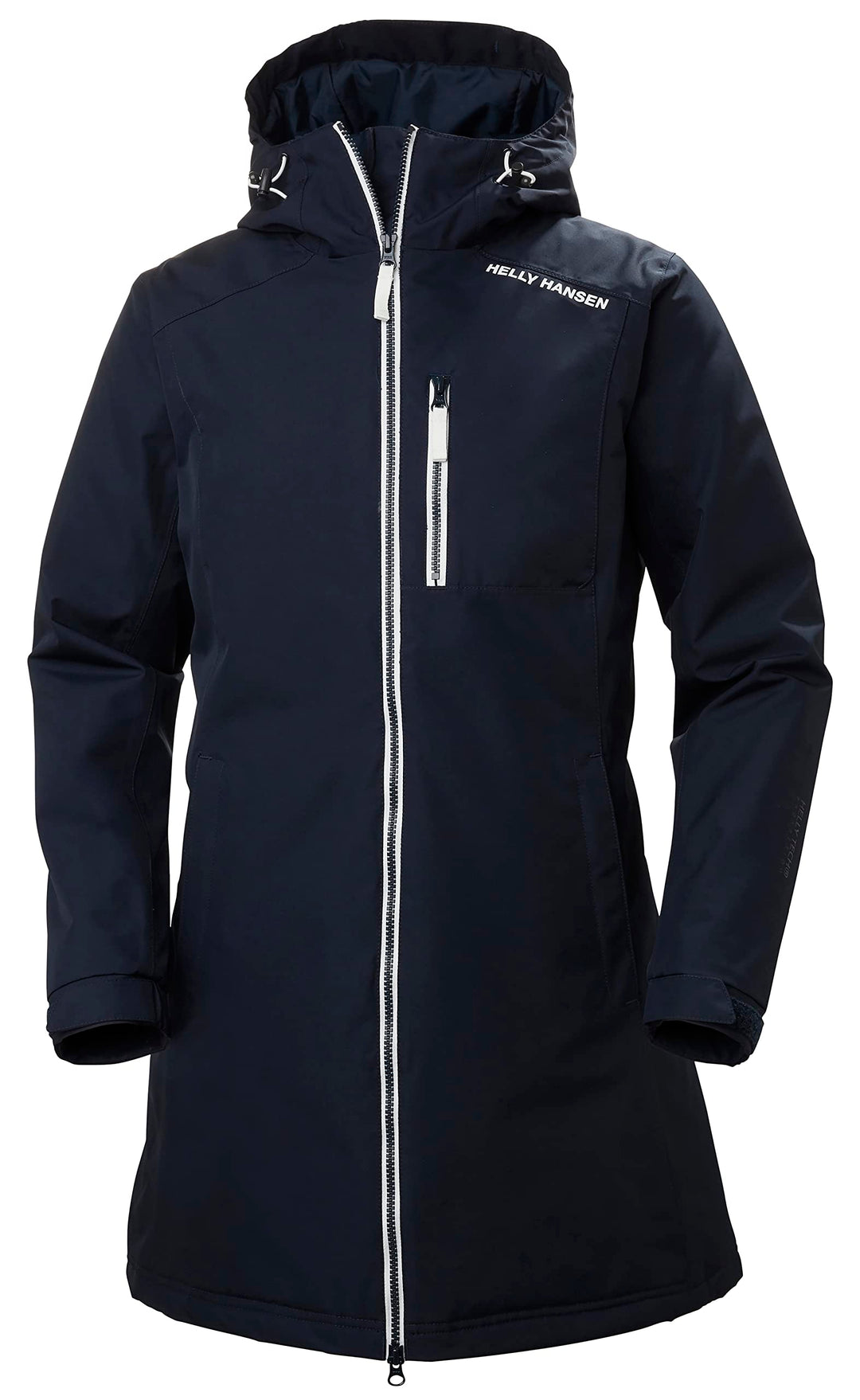 Helly Hansen Damen Belfast Langer Winterjacke, Marineblau