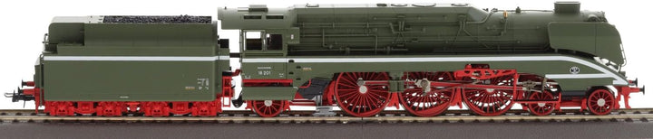 Roco 7110006 H0 Schnellfahr-Dampflok 18 201 mit Kohlefeuerung der DR