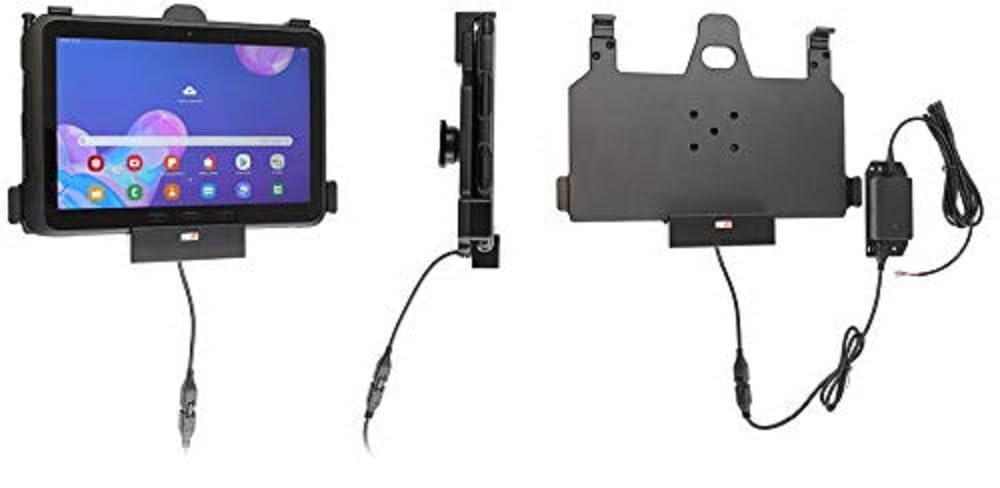 Brodit Gerätehalter 713148 | Made IN Sweden | mit Ladefunktion für Tablets - Samsung Galaxy Tab Acti