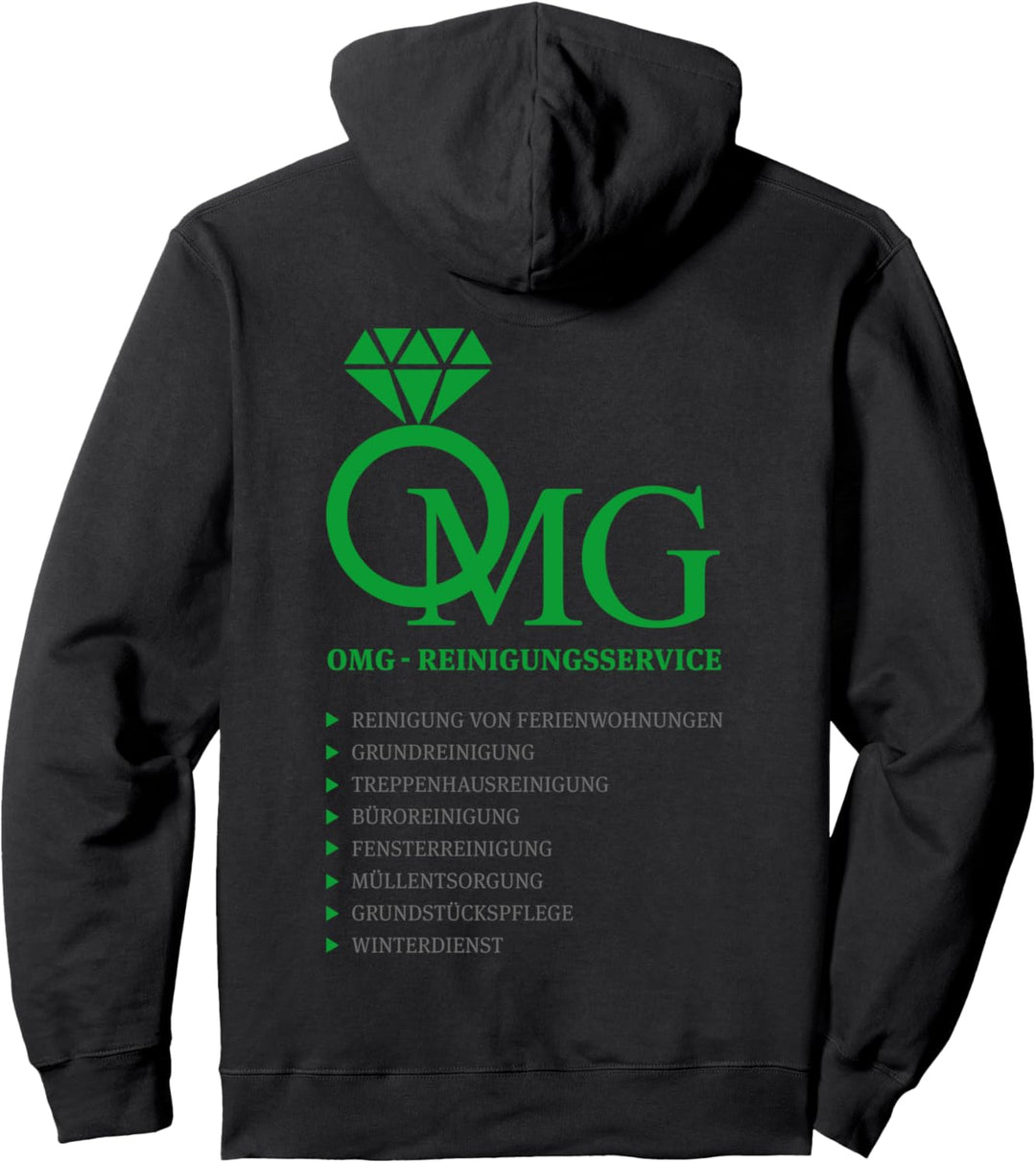 OMG Reinigungsservice Pullover Hoodie