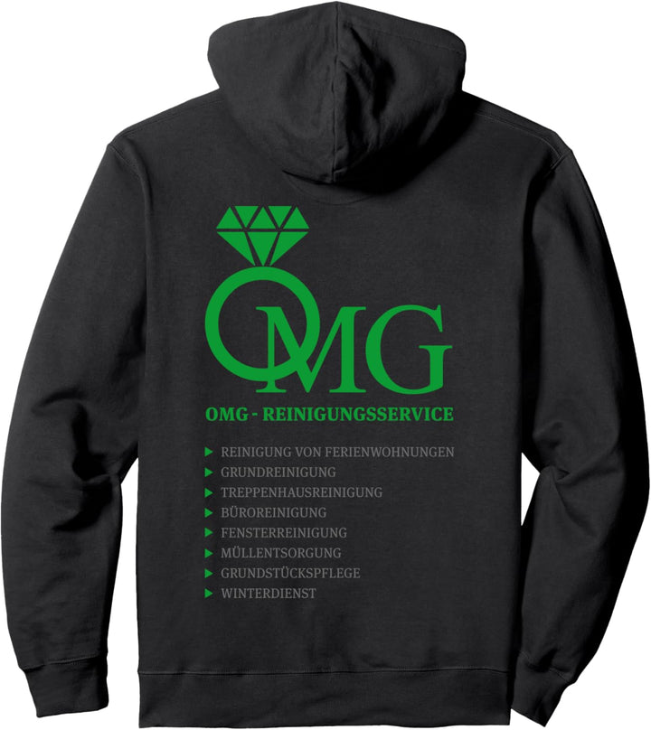 OMG Reinigungsservice Pullover Hoodie