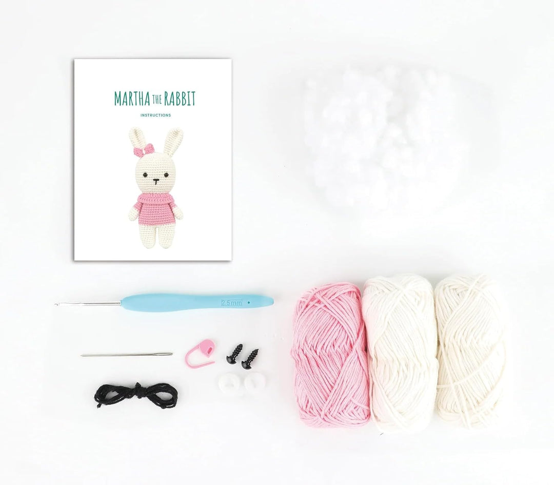 Anchor – Martha the Rabbit Amigurumi Häkelnadel-Set – komplettes Häkelnadel-Set für mittlere Stufe m