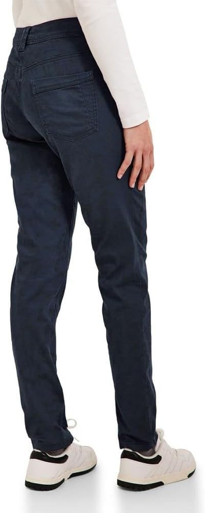 Cecil Damen Jeanshose Coated 28W / 32L Night Sky Blue, 28W / 32L Night Sky Blue