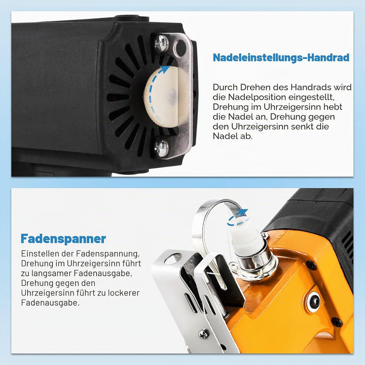 MXBAOHENG Sacknähmaschine Nähmaschine für Säcke 220V Tragbares Beutelverschliessmaschine Elektrische