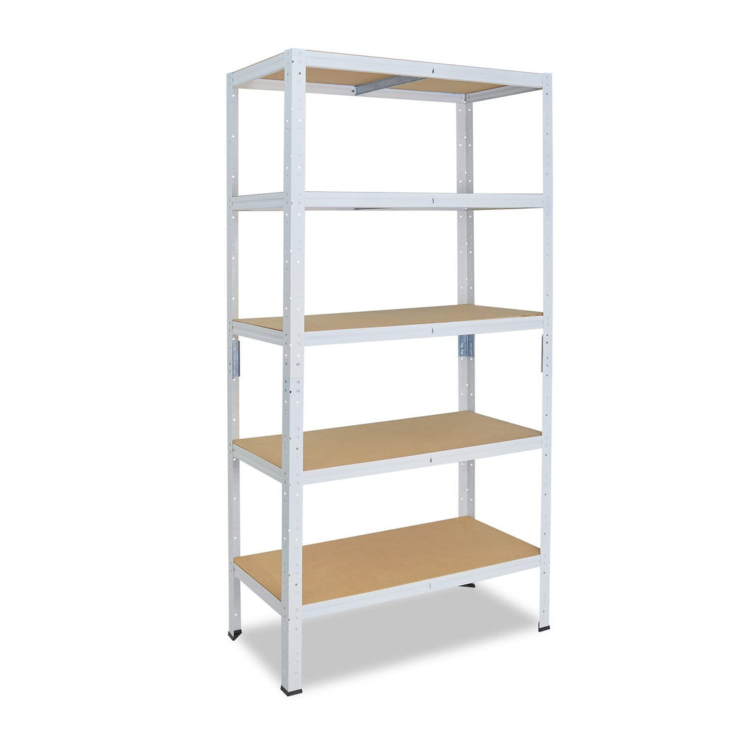 shelfplaza® 200x60x40cm Home Schwerlastregal weiss/Metallregal mit 5 Böden/Kellerregal Metall, Garag