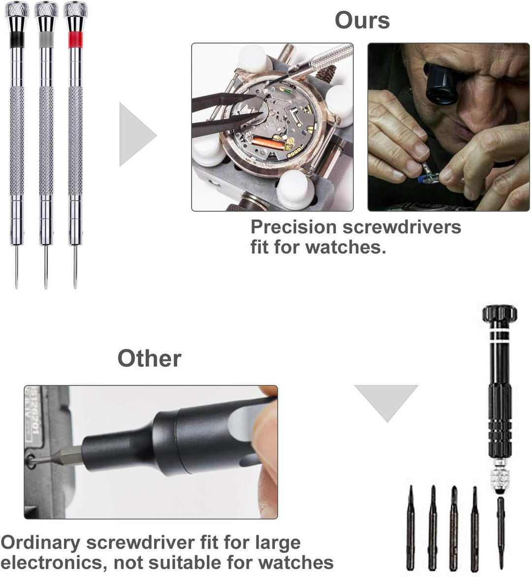 Anezus Uhrenreparatur-Set, 187-teilig