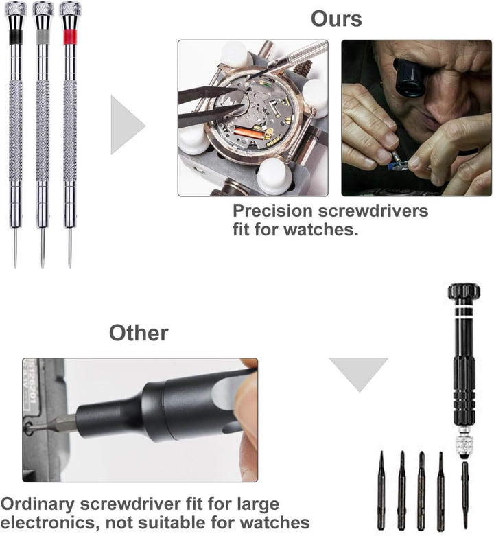 Anezus Uhrenreparatur-Set, 187-teilig