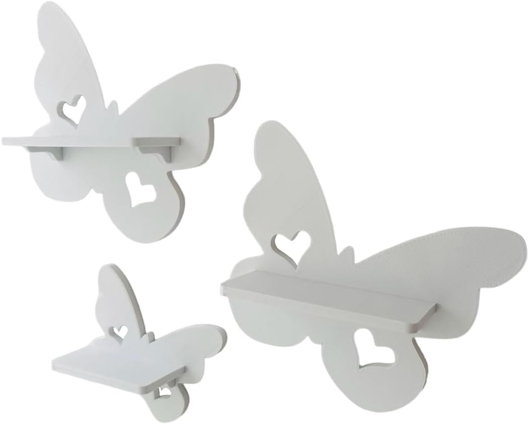 3er Schmetterlings-Set Weiss passend/Kompatibel für die Toniebox Toniefiguren