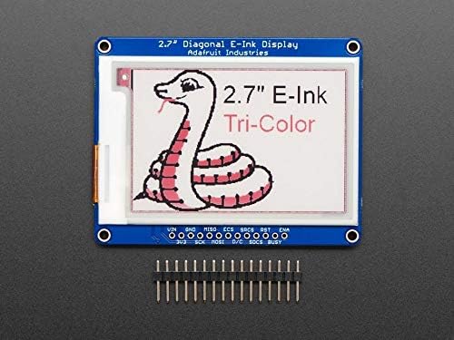 Adafruit 2.7" Tri-Colour eInk/ePaper Display with SRAM (Red Black White)