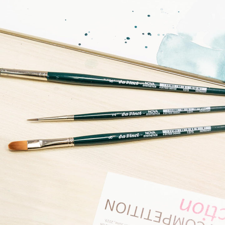 da Vinci Nova Serie 1570 Aquarellpinsel, rund, synthetisch, Grösse 20 (1570-20) rund Size 20, rund S