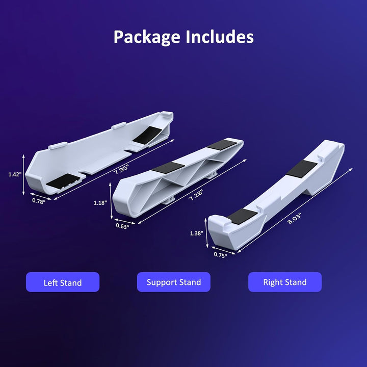 NexiGo PS5 Slim/Pro Zubehör Horizontalständer, [Minimalistisches Design], PS5 Slim / PS5 Pro Basisst