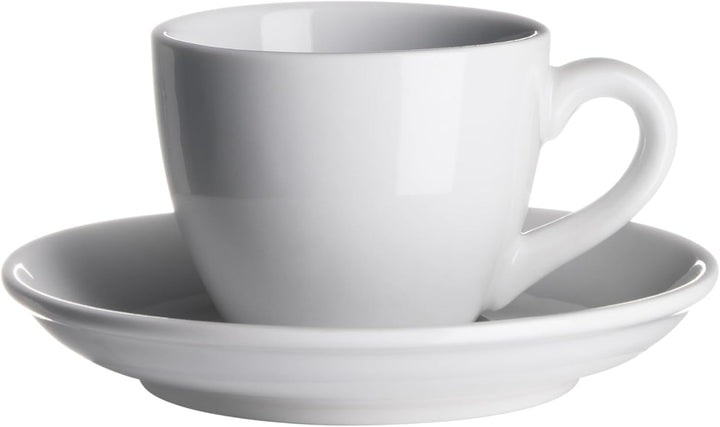 Mäser, Serie Colombia, Espressotasse 8 cl, mit Espresso-Untertasse 12 cm, Porzellan Geschirr-Set für