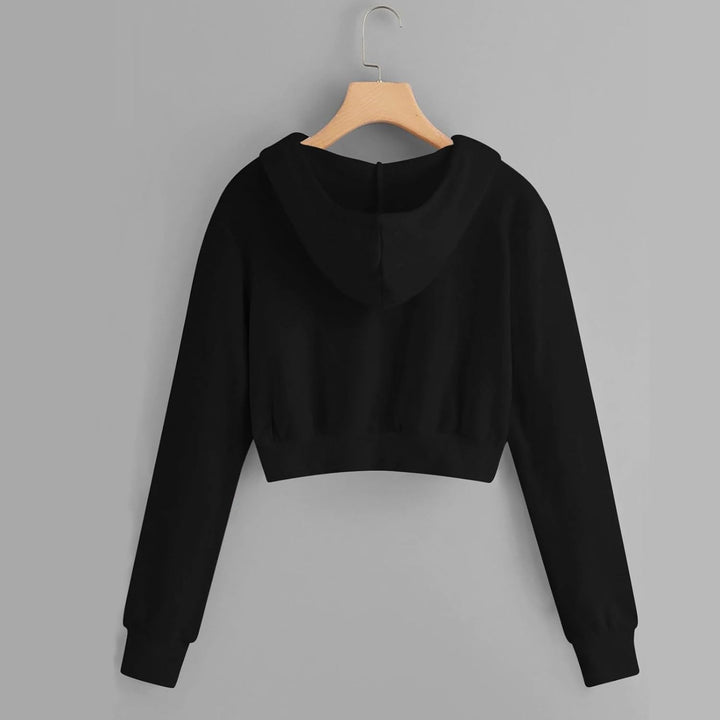 EMATOP Kurz Sweatjacke Mädchen Kinder Langarm Kapuzenjacke Einfarbige Baumwolle Sweatshirt Jacke Ful