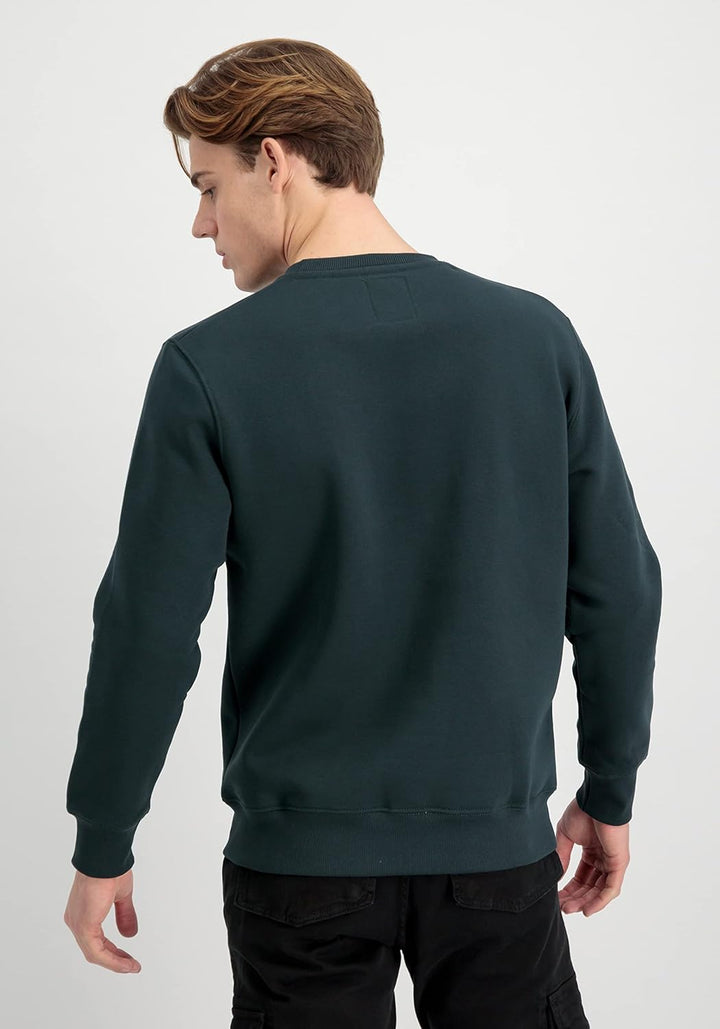 ALPHA INDUSTRIES Herren Basic Sweater Sweatshirt für Herren Sweatshirt (1er Pack) XS Dark Petrol, XS