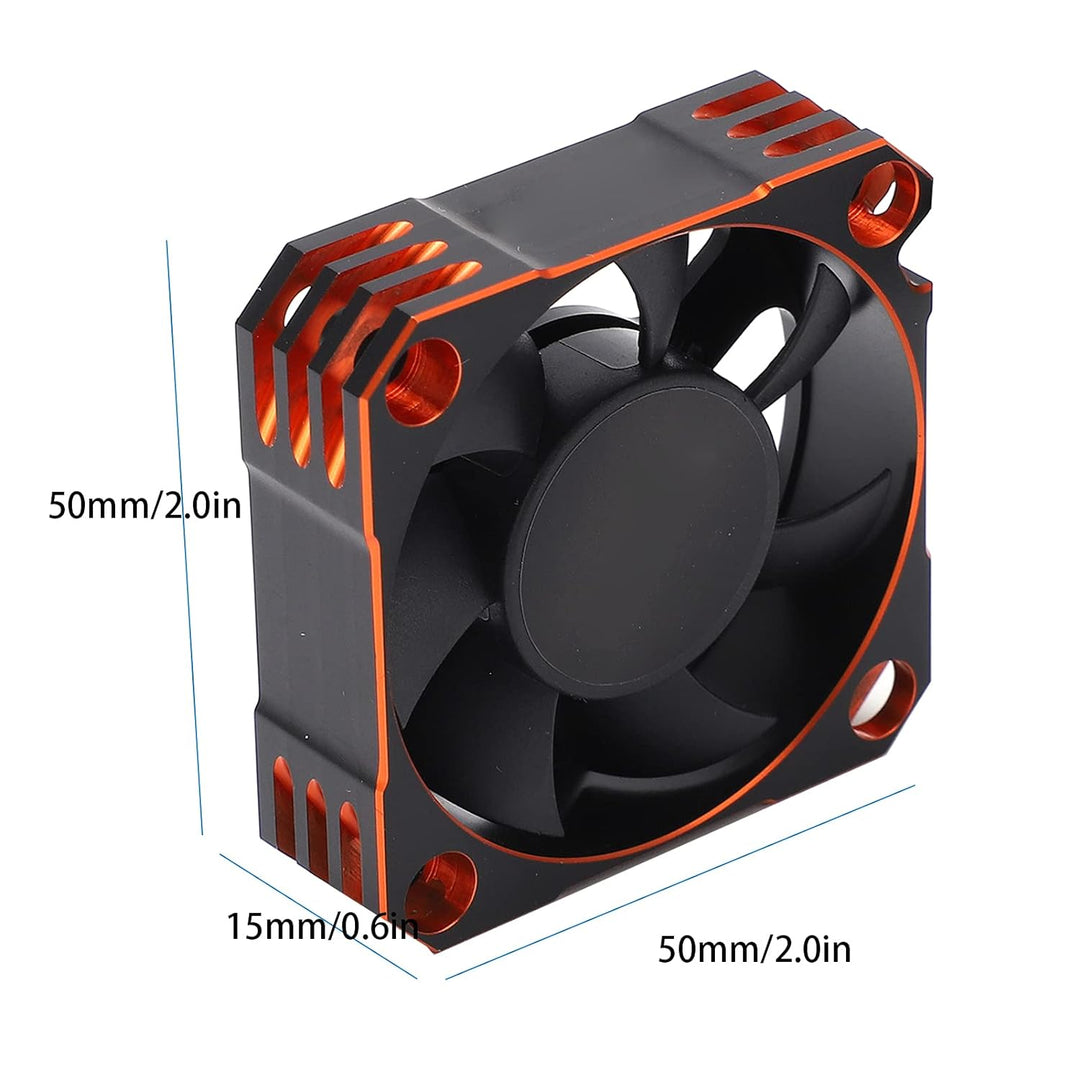 Dilwe Rocket RC Auto Motor Lüfter, 50x50x15mm - 5V-8.5V - 10000RPM - JST Stecker - für 1/8 1/5 1/6 R
