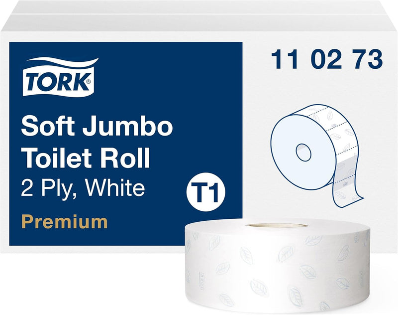 Tork 110273 weiches Jumbo Toilettenpapier in Premium Qualität für das Tork T1 Jumbo Toilettenpapiers