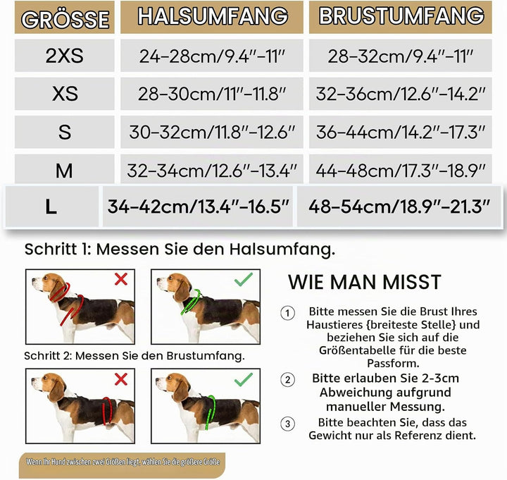 HEELE Hundegeschirr Hunde Kleine Hundegeschirr Anti Zug Atmungsaktiv Brustgeschirr No Pull Sicherhei