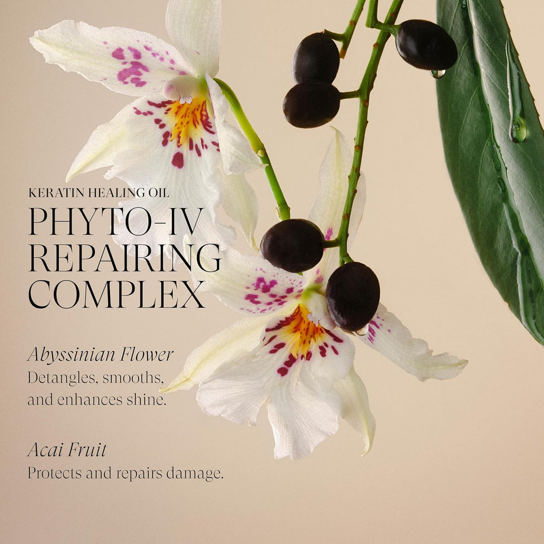 L'ANZA Keratin Healing Oil Smooth Down Blow Dry Hairs pray, Effortlessly Calms, Detangles, and Reduc