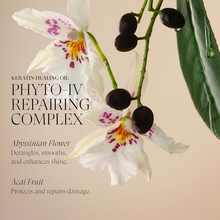 L'ANZA Keratin Healing Oil Smooth Down Blow Dry Hairs pray, Effortlessly Calms, Detangles, and Reduc