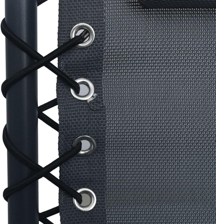 vidaXL Liegestuhl Klappbar Hochlehner Gartenliege Relaxliege Strandliege Liege Gartenmöbel Gartenstu