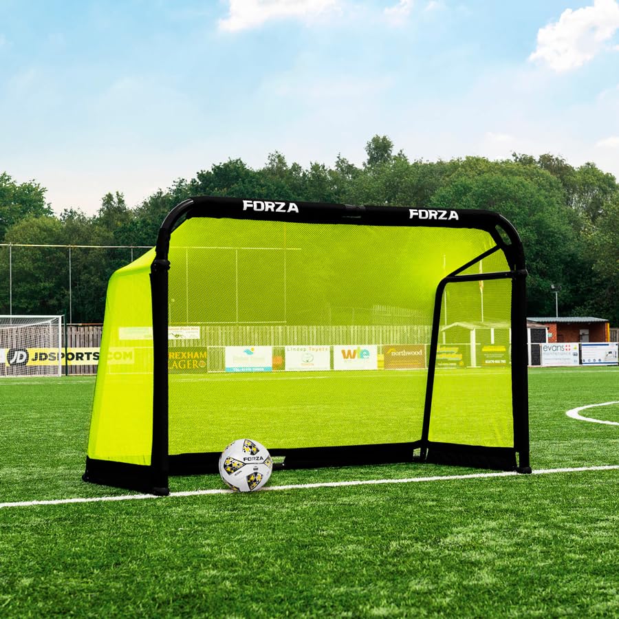 FORZA POD Tor | Pro Alu50 Tragbares Pop-Up-Trainingstor mit Netz und Tragetasche, Schnellaufbau | Le