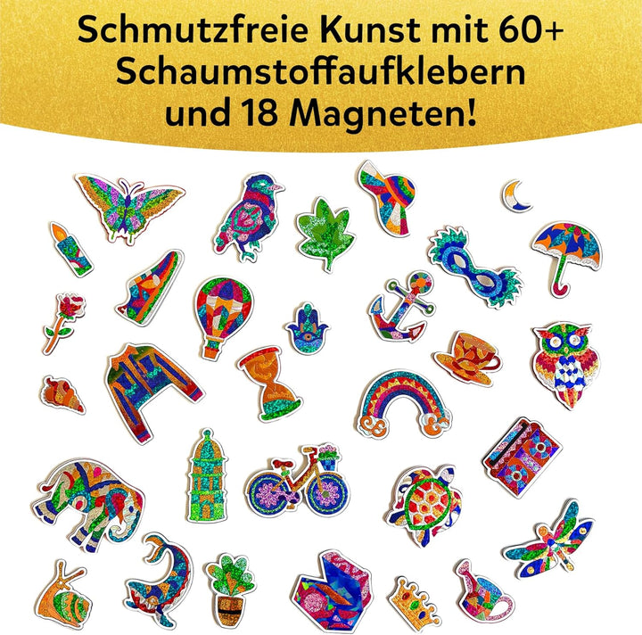Skillmatics Folienspass - Hübsche Muster, Osterkörbchenfüller, schmutzfreie Kunst, Magnete, DIY Bunt
