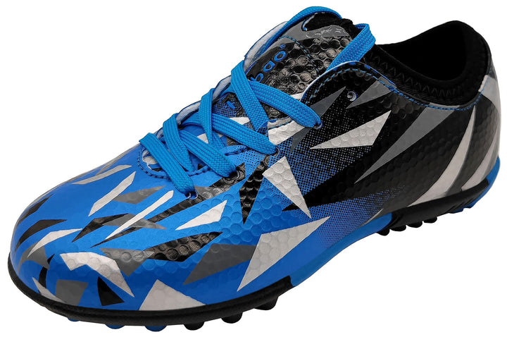 tiebaoGanar Kinder Fussballschuhe Turf Cleat Fussballschuhe Firm Ground Schnürsenkel Athletics Train