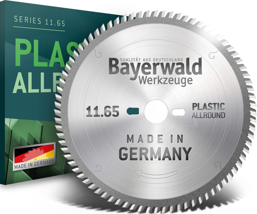 Bayerwald - HM Kreissägeblatt - Ø 250 mm x 3,2 mm x 30 mm | Wechselzahn mit Fase (80 Zähne) | Kombin