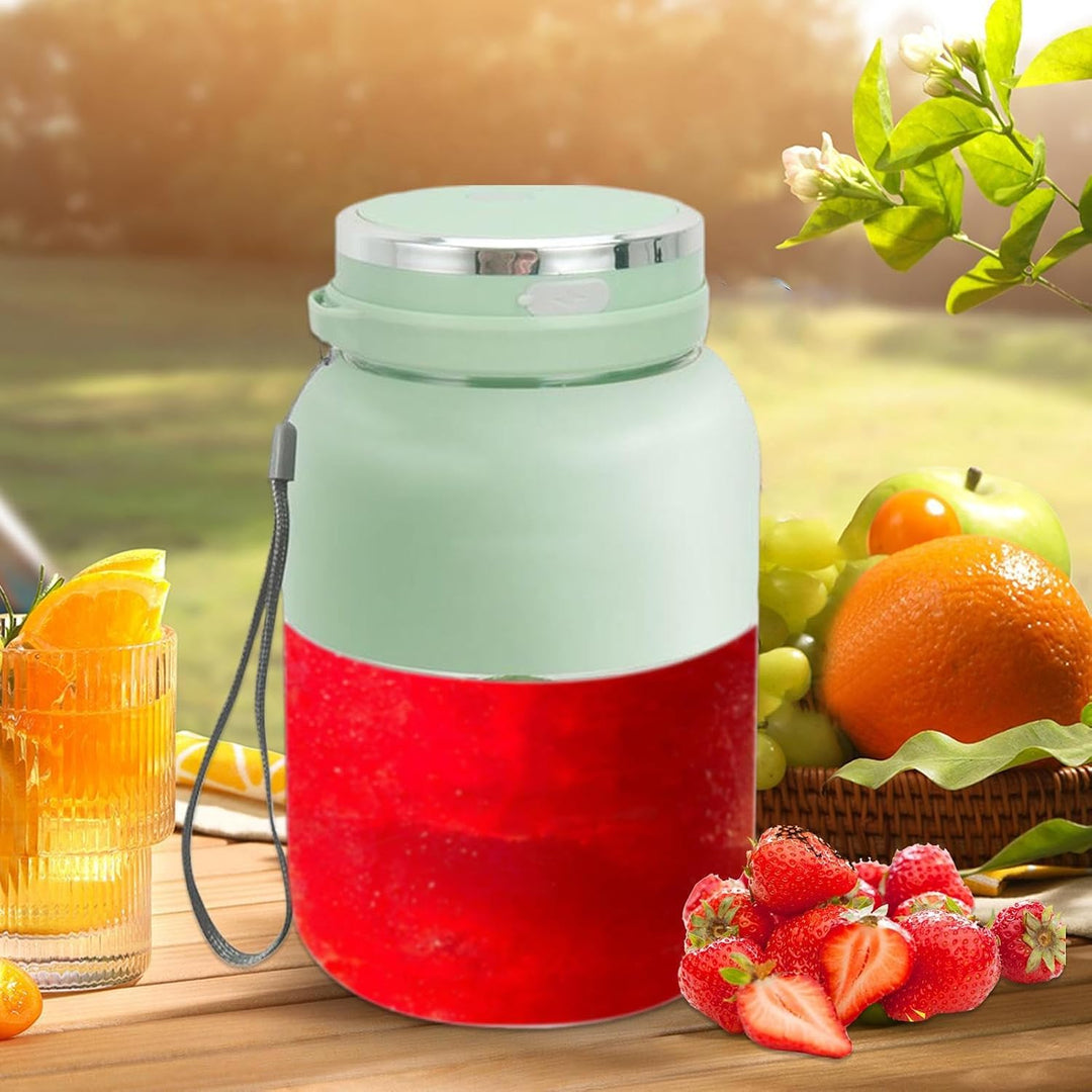 Tragbarer Mixer | Küchenmixer Für Fruchtmixgetränke | Kabellos 1300ml Saftmixer Becher Zum Zerkleine