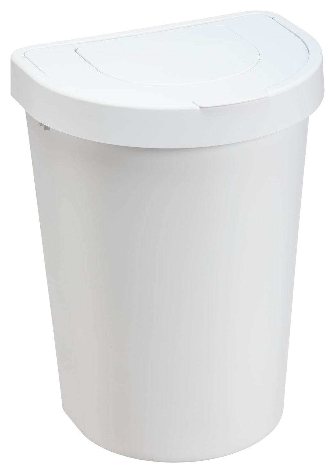 Plast Team Seattle Swing Abfalleimer mit Schwingdeckel, Mülleimer (Weiss, 25L) 25L Weiss, 25L Weiss