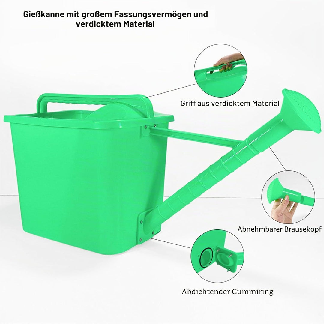 20L Kunststoff-Giesskanne, Grosse Garten-Giesskanne mit 3 Sprüh Modi, Multifunktion Aler PP-Pflanzen