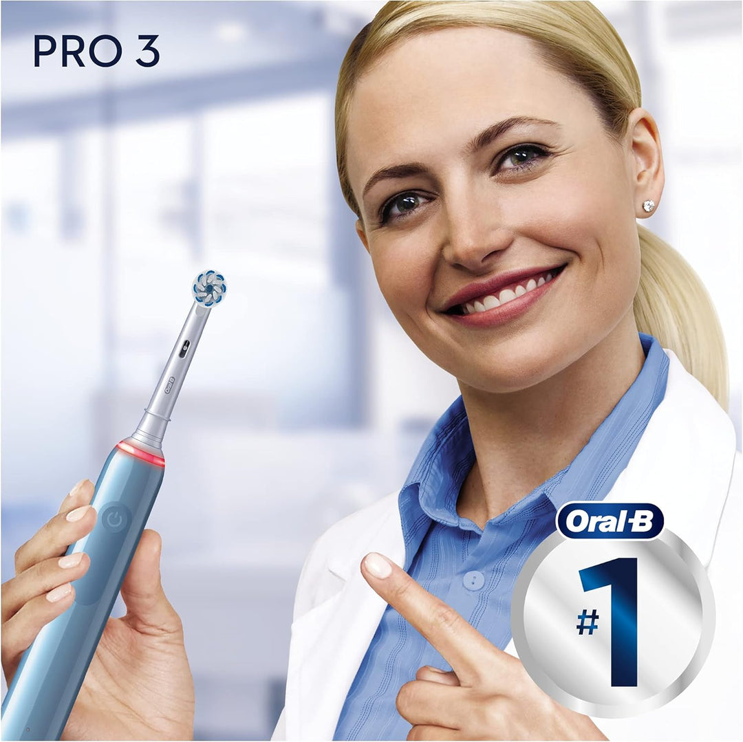 Oral-B PRO 3 3000 Sensitive Clean Elektrische Zahnbürste/Electric Toothbrush, mit 3 Putzmodi inkl. S