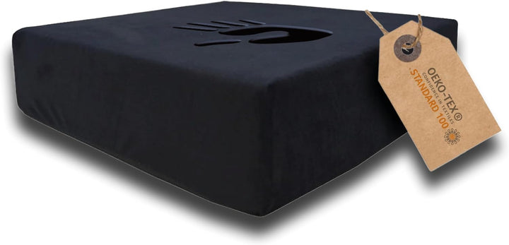 Orthopädisches Memory-Schaum Sitzkissen 10 cm Sitzerhöhung - Ergonomische 40x40x10 cm Aufstehhilfe M