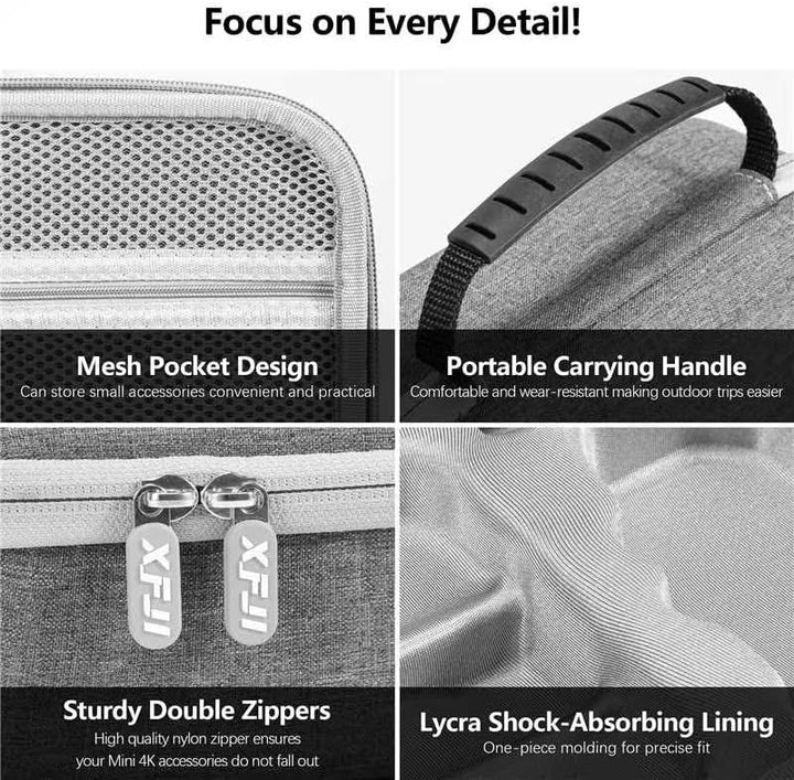 FPVtosky Mini 4K Tasche Kompakter Koffer für DJI Mini 2 SE/4K Drohne Zubehör Tragetasche Mit Steuerk