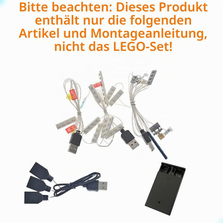 GEAMENT LED Licht-Set Kompatibel mit Lego Simpsons (The Kwik-E-Mart) - Beleuchtungsset für The Simps