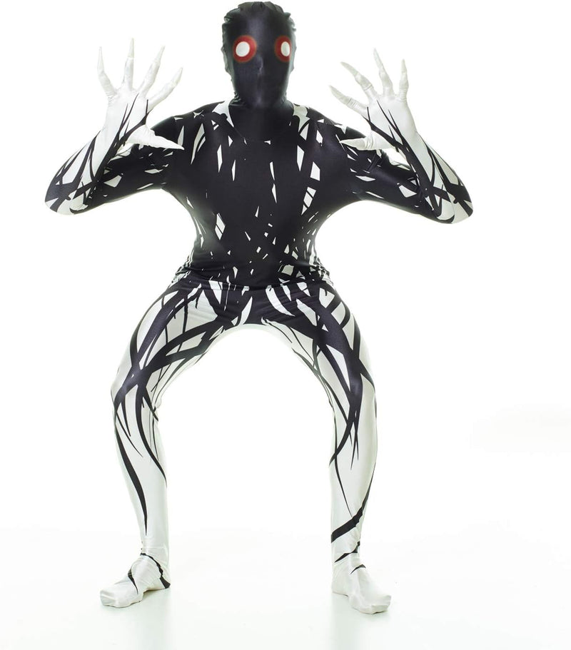 Morphsuits Zalgo Kostüm Erwachsene, Monster Verkleidung, Halloween und Karneval - M (150cm-162cm) M