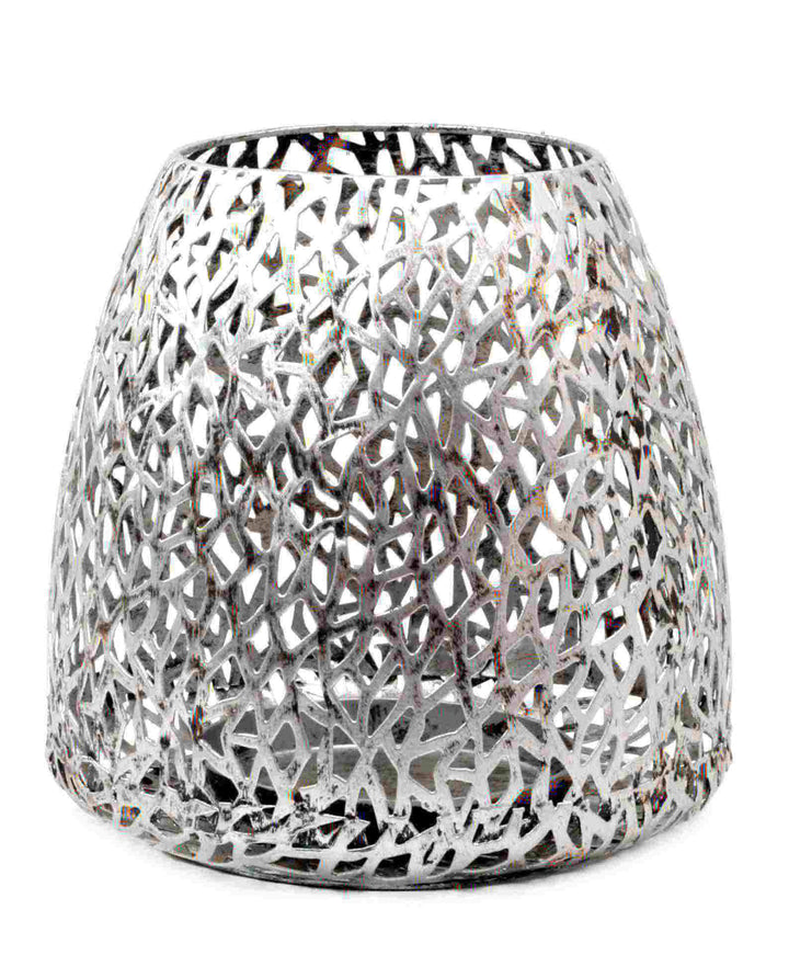 Casablanca Windlicht, Metall, Silber, 20 cm 20 cm Silber, 20 cm Silber