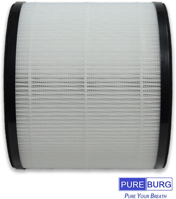 PUREBURG Ersatzfilter, kompatibel mit Himox H08 H08P Luftreinigern, 2 Stück, H13 HEPA, 4-stufige Fil